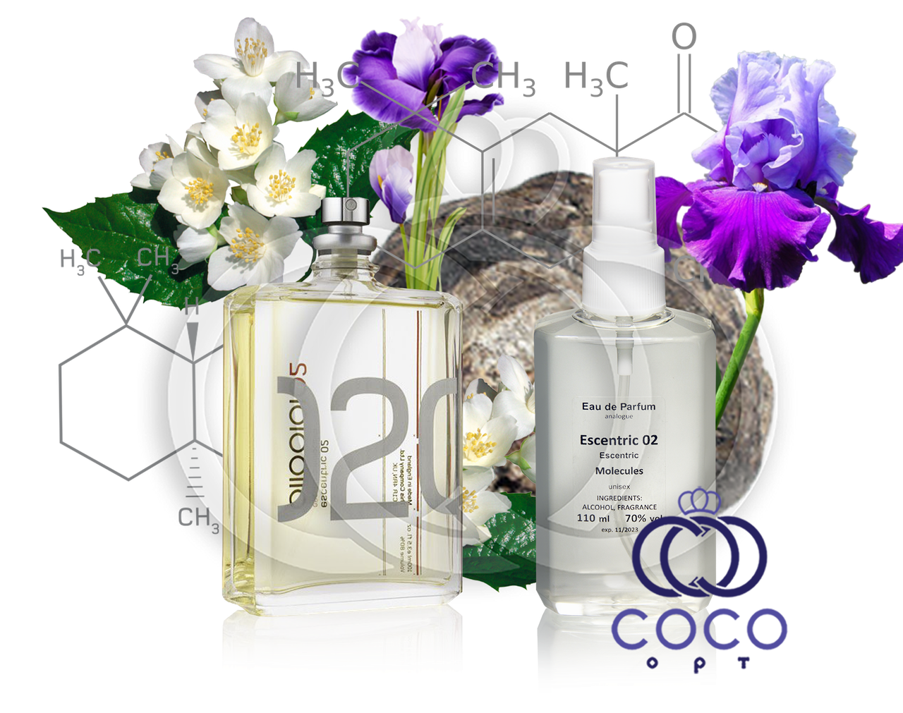 Парфумована вода унісекс Escentric Molecules Escentric 02 110 Ml ОАЕ в пластиковій пляшці