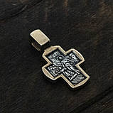 Хрест срібний Розп'яття Христове. Ангел Охоронець, фото 4