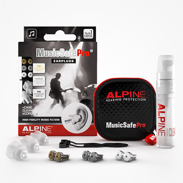 Бервуха для музикантів/диджеїв Alpine MusicSafe Pro New Clear + шнурок + ПОДАРУНОК (3 в 1)
