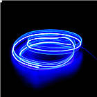 Синя Холодний неон Неонова стрічка довжина 1-2-3-4 м декоративне підсвічування прикраса інтер'єру 3В 5В 12В