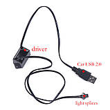 Салатовий Fresh green Холодний неон Неонова стрічка 5 м декоративне підсвічування прикраса інтер'єру 3В 5В 12В, фото 7