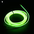 Салатовий Fresh green Холодний неон Неонова стрічка 5 м декоративне підсвічування прикраса інтер'єру 3В 5В 12В