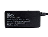 KCX-017 USB тестер вимірювання місткості, струму, напруги (Чорний), фото 2