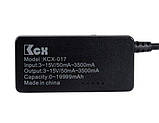 KCX-017 USB тестер вимірювання місткості, струму, напруги (Чорний), фото 3