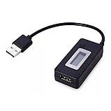 KCX-017 USB тестер вимірювання місткості, струму, напруги (Чорний), фото 7