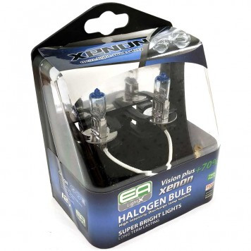 Галогенова лампа EA Light X H3 Vision Plus + 70% PK22S 55w 12v, фото 1