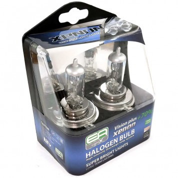 Галогенова лампа EA Light X H4 Vision Plus + 70% P43t 60/55w 12v, фото 1