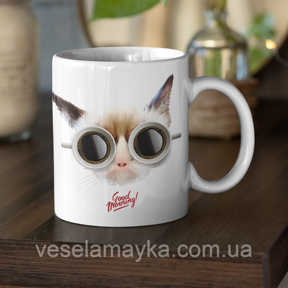 Чашка Кіт і Кава, фото 1