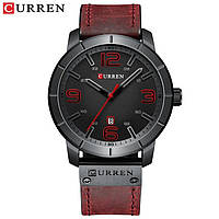 Часы CURREN 8327 Black Red 47mm (Quartz).