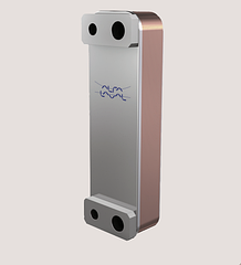 Паяний пластинчастий теплообмінник для охолодження масла Alfa Laval DOC110