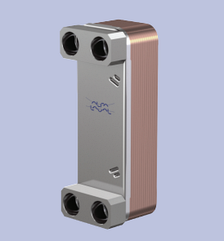 Паяний пластинчастий теплообмінник для охолодження масла Alfa Laval DOC16