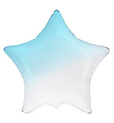 Повітряні кулі "Star", Іспанія, d-45 см, колір біло-блакитний