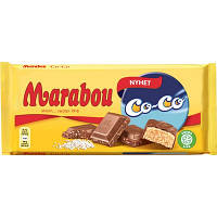 Швейцарський молочний шоколад з кокосом Marabou Co-Co 185 г