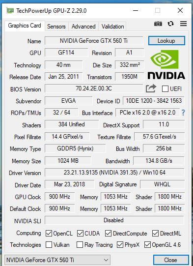 Мощная игровая видеокарта EVGA GeForce GTX 560 Ti 1GB GDDR5 (FPB) OC ;DVI x2,HDMI! - фото 3 - id-p1067509163