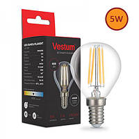 Філаментна лампа LED Vestum G45 Е14 5 Вт 220 V 4100 К