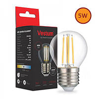 Філаментна лампа LED Vestum G45 Е27 5 Вт 220 V 4100 К