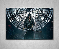 Картина на холсте подарок для геймера Ассасин Крид Assassin's Creed 60х40