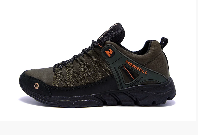 Чоловічі шкіряні кросівки Merrell Tracking хакі
