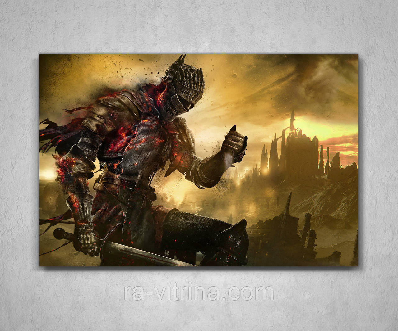 Картина по грі Дарк Соулс Dark Souls 60х40