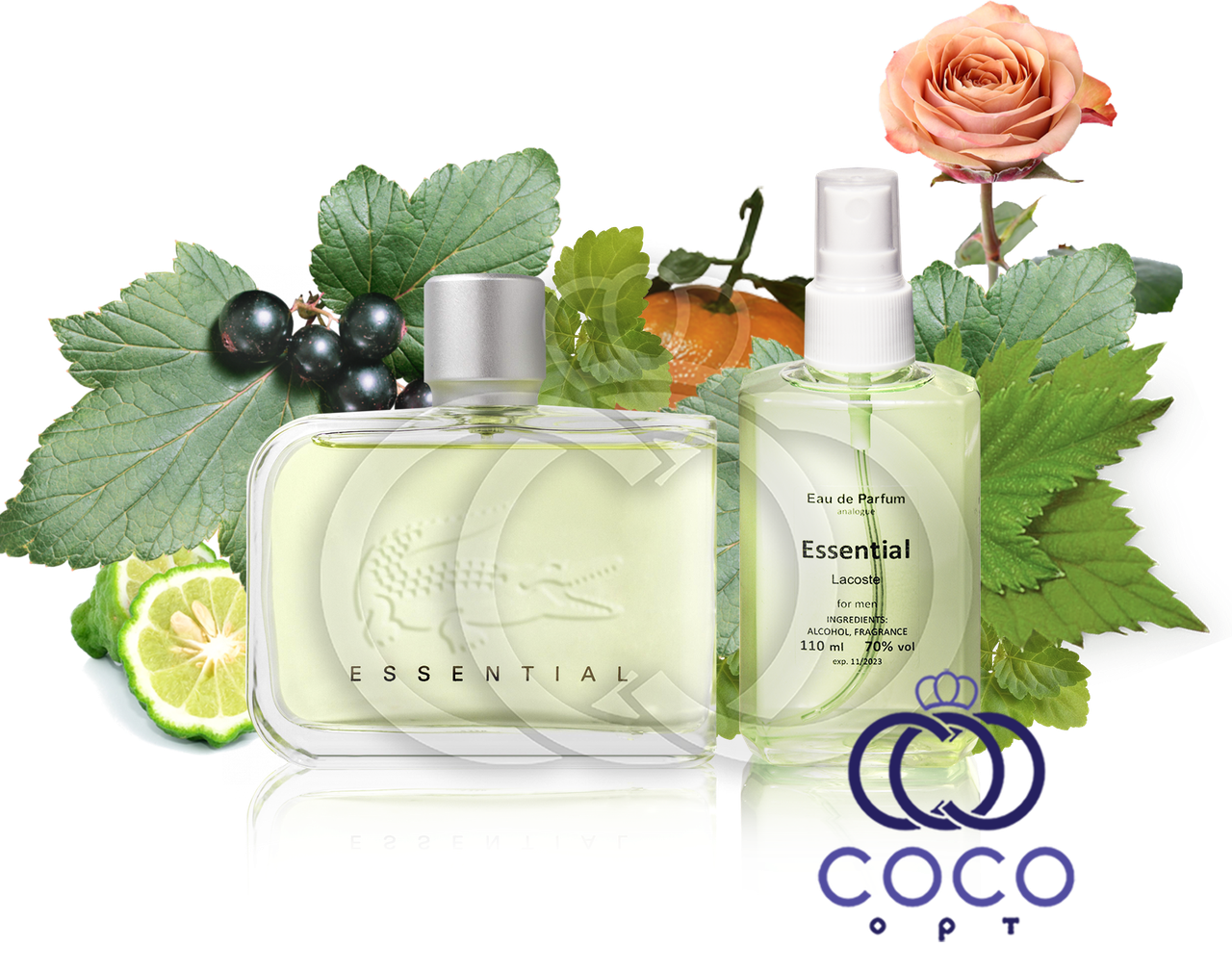 Чоловіча парфумована вода Lacoste Essential 110 Ml ОАЕ в пластиковій пляшці
