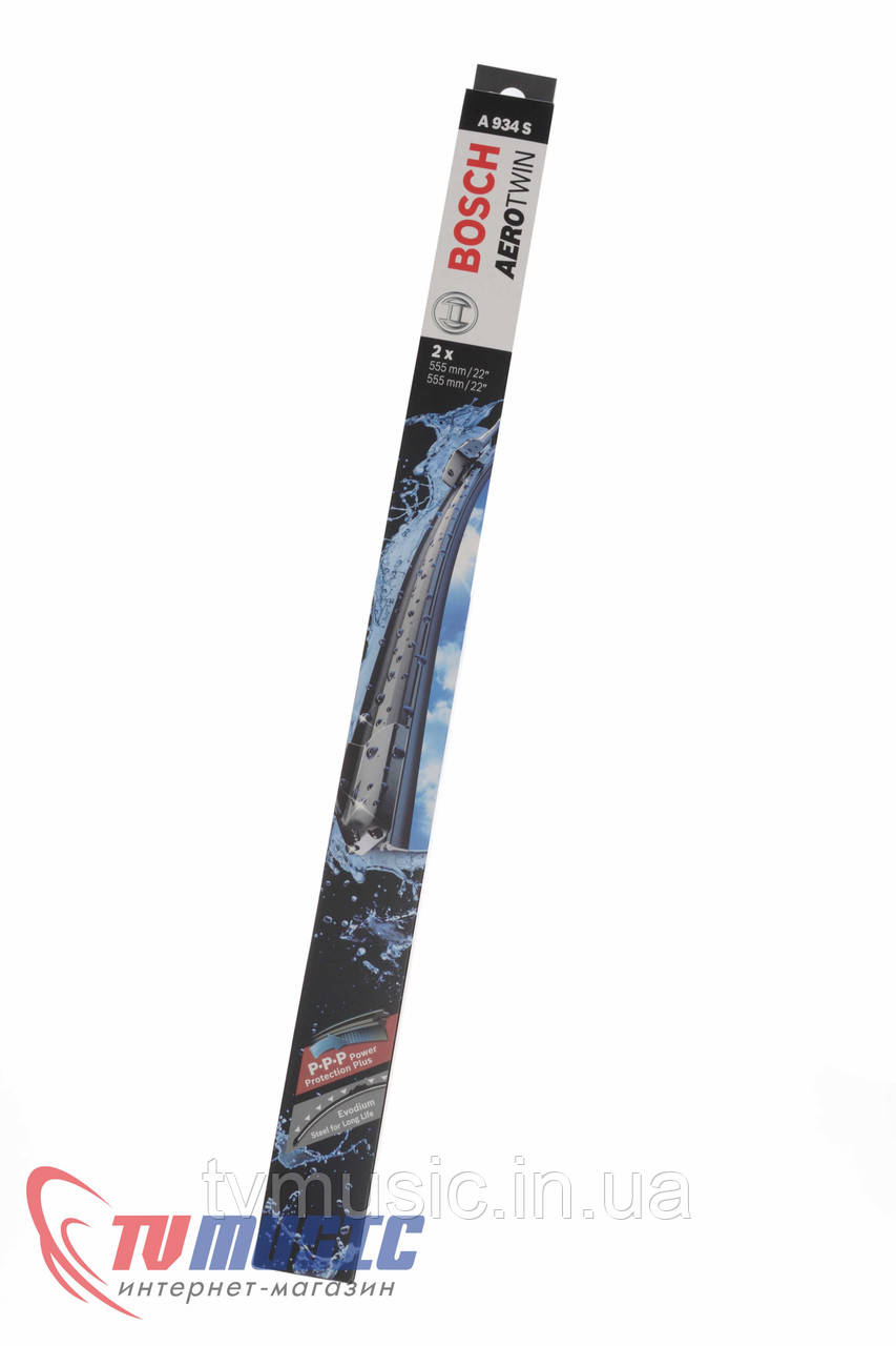 Комплект щіток склоочисника Bosch AeroTwin A934S (3 397 118 934), фото 1
