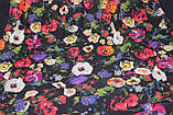 Тканина шифон принтований  № 2113, фото 4