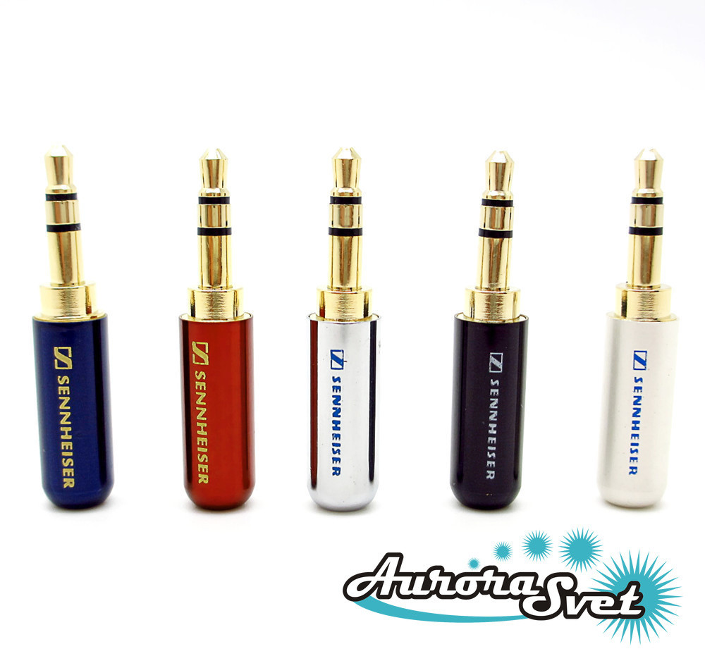 Sennheiser штекер, роз'єм джек 3 контактний 3.5 мм аудіороз'єм Mini Jack 3 pin