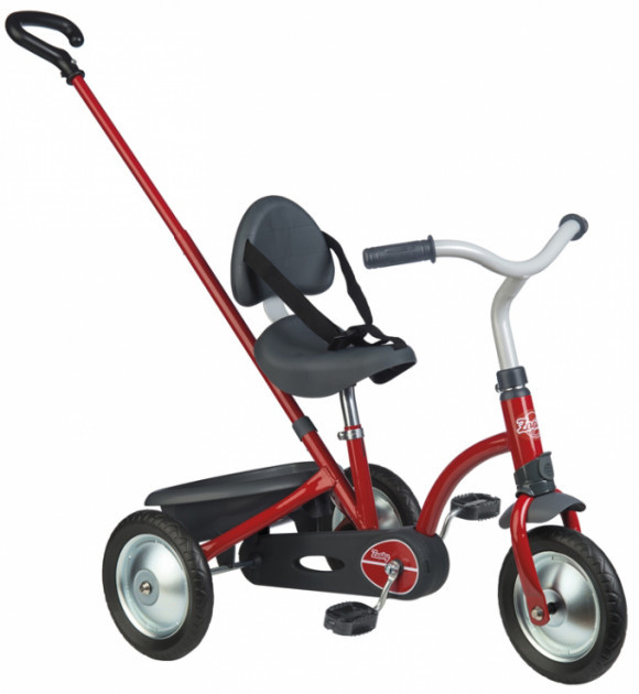 Велосипед дитячий Smoby Toys Зукі металевий з багажником червоний (740800)