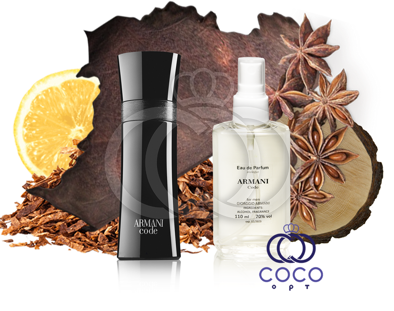 Чоловіча парфумована вода Giorgio Armani Code For Men 110 Ml ОАЕ в пластиковій пляшці