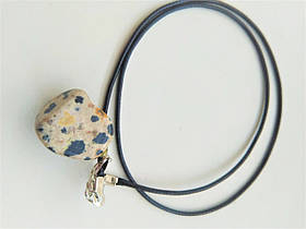 Кулон з далматиновой яшмою "Dalmatiner jasper"