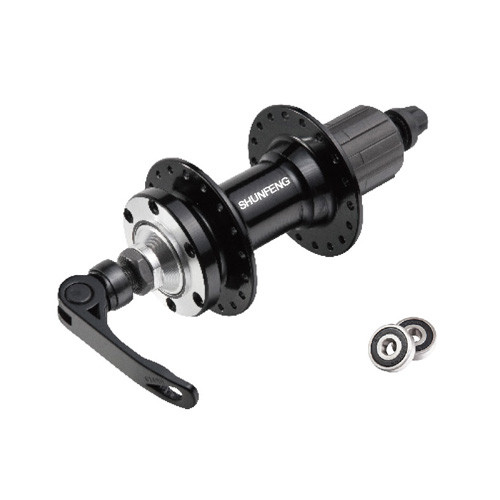 Втулка задня AL Disc касета пром. SHUNFENG 36H 14G ED ось - 10мм 135 с QR  SF-A217R R8