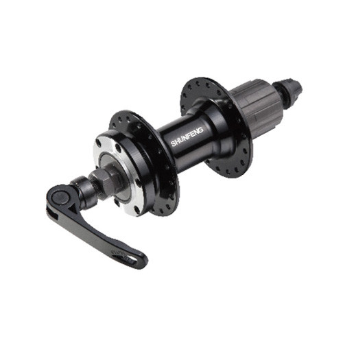 Втулка задня AL Disc касета SHUNFENG 32H 14G ED ось - 10мм 135 с QR  SF-A262R R7
