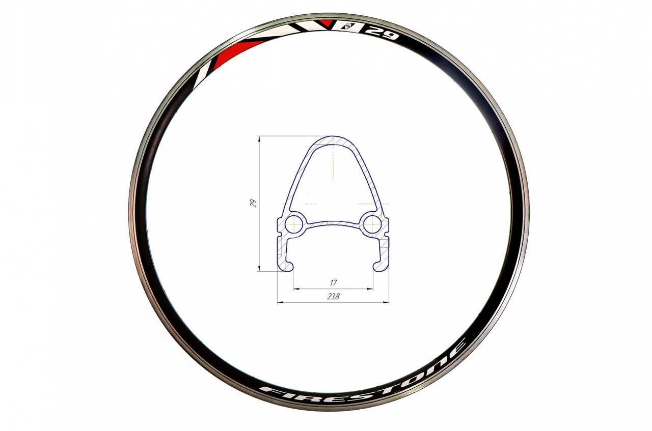 Обід 26'' Al 36H 14G двуст. СNC ED HLQC-04 під V-br (VLT)