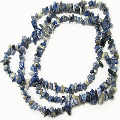 Бусіни Відколи Содалит Дрібні, Розмір від 4 до 9 мм, Фурнітура на Біжутерію, Рукоділля