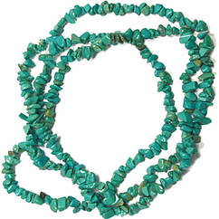 Бусіни Відколи Бірюза Дрібна, Розмір від 4 до 9 мм, Фурнітура на Біжутерію Прикраси