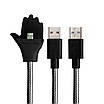 Шнур металевий долоня palms cable Micro Usb на Usb 152692, фото 3