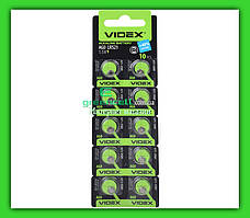 Часовая батарейка Videx AG0 LR521 Blister