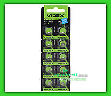 Часовая батарейка Videx AG1 / LR621/ G1/ LR60/ 164/ GP64A/ 364/ SR621W
