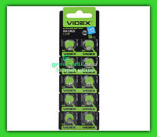 Часовая батарейка Videx AG4 / LR626/ G4/ LR66/ 177/ GP77A/ 377/ SR626W