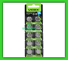 Батарейка часовая Videx AG10 / LR1130/ G10/ LR54/ 189/ GP89A/ 389/ SR1130W