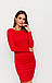 Розміри: S, M | Коктейльне плаття з відкритою спиною, червоне, фото 3