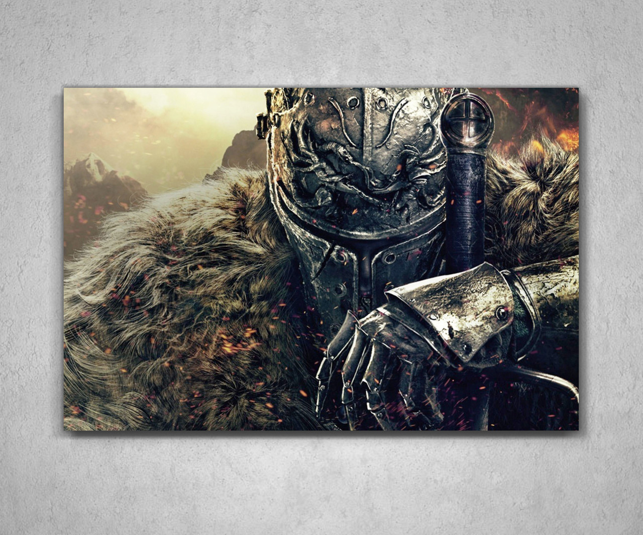 Картина з героєм гра Дарк Соулс Dark Souls 60х40, фото 1