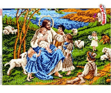 Схема для вишивки бісером Бисер-Арт Ісус і діти (692), фото 1
