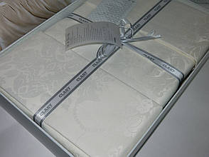 Комплект постільної білизни Clasy Satin Jacquard Cotton Євро сатин-жакард арт.Adenya_V2, фото 2