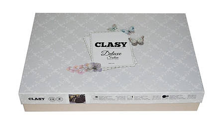 Комплект постільної білизни Clasy Satin Євро сатин арт.Polo_V2, фото 2