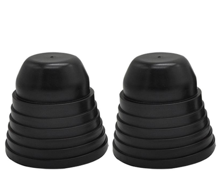 Гумова заглушка "піраміда" фар універсальна для встановлення LED ламп, ксенону, фото 1