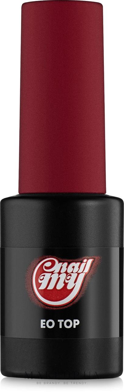 Eo Top Шимерний No1 (з фіолетово-рожево-салатовим шимером) My Nail, 7 мл