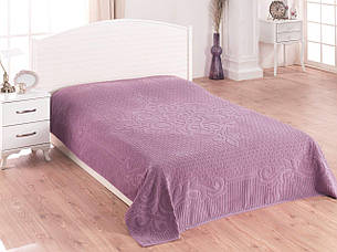 Простирадло Gulcan Cotton Violet махрова 190*220 см, фото 2