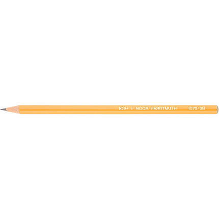 Олівець чорнографітний "KIN" 1570 3B технічний, фото 2
