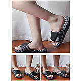 Масажні тапочки Massage Slipper (р-р 44-45) Чорні, фото 6